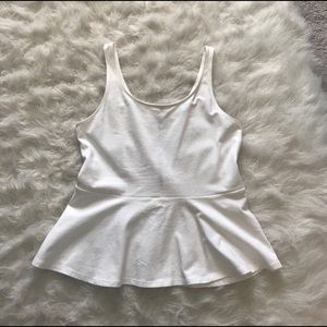 Express white sexy tank top